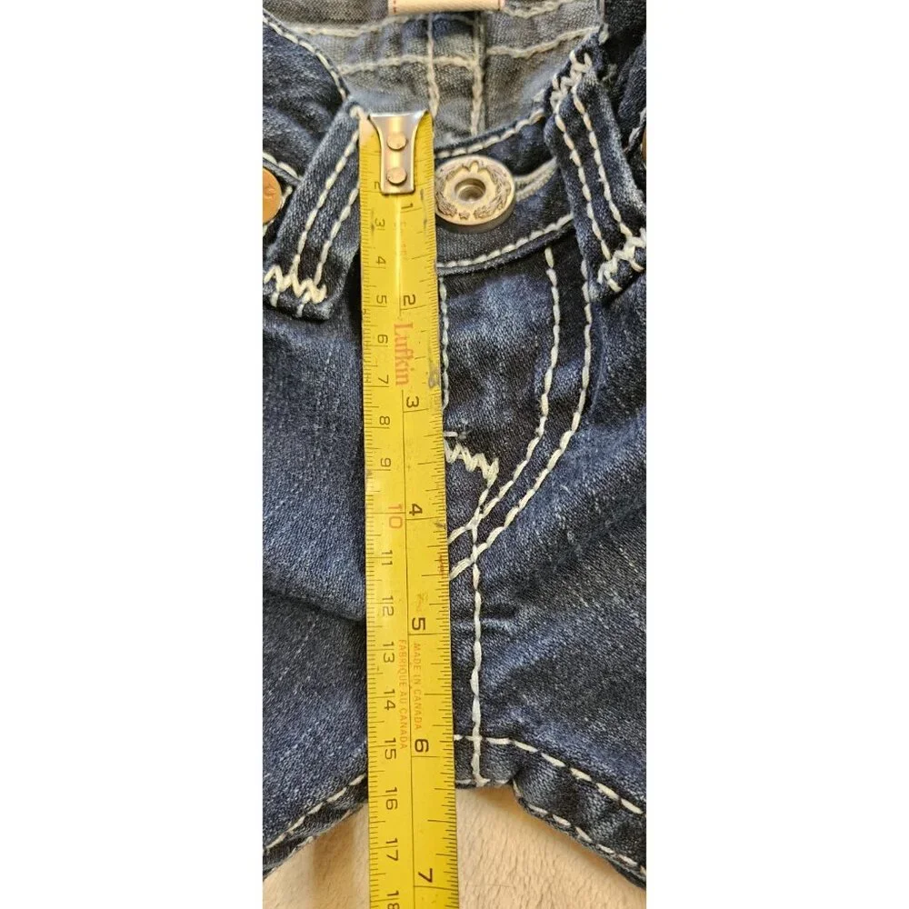 True Religion Julie Big T Women Skinny Stretch Dark Wash Jeans Size 25 USA - Picture 3 of 12